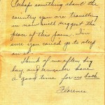 Letter to Fred