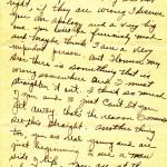 Love letter from Fred 7/21/1923
